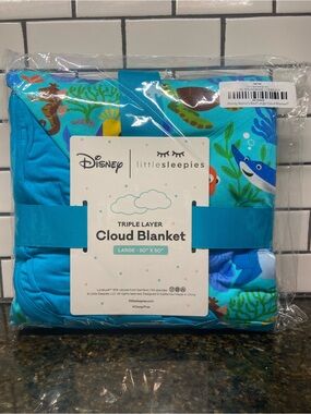Little Sleepies Nemo's Reef Large Cloud Blanket -BRAND NEW